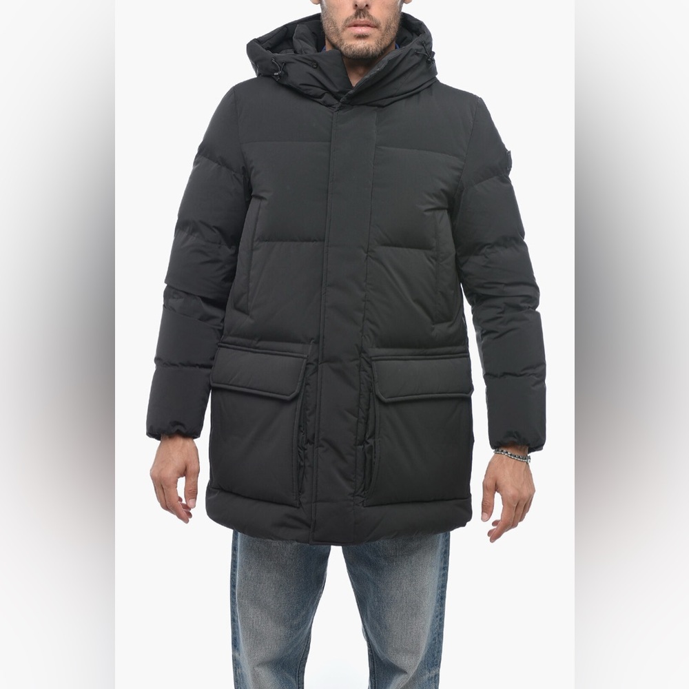 Woolrich Solid Color Sierra Down Jacket With Hidd… - image 2